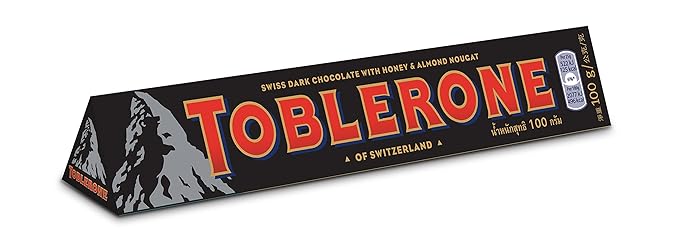large dark chocolate toblerone