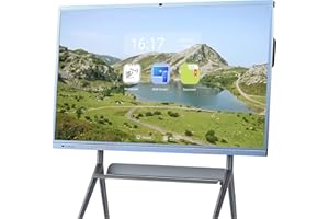 JYXCN 65" 4K UHD Smart Board Pro with 16MP Camera - Executive Touch Screen Display for Boardrooms, Dual-OS Wireless Collaboration System & Video Conferencing​