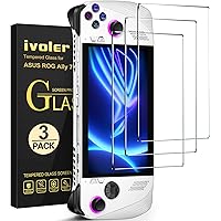ivoler [3 Pack] Updated Version Screen Protector Tempered Glass for ASUS ROG Ally Gaming Handheld 7 inch 2023, Transparent HD