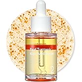 TOSOWOONG Real Turmeric Kojic Acid Serum - Brightening serum 7,000ppm Kojic Acid, 1,500ppm Turmeric, Alpha Arbutin, Astaxanthin, Glycolic Acid, Dark Spots, Freckle, Korean Skin Care, 33ml/1.11 fl.oz.
