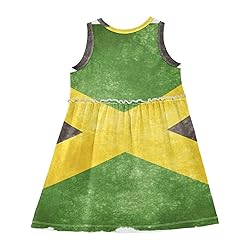 Aflyko Patriot Girls Dresses Jamaican Flag Vintage