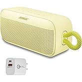 Bose SoundLink Plus Portable Bluetooth Speaker, Wireless Outdoor Speaker, Up to 20 Hours Battery Life, Waterproof and Dustproof + Green Extreme 20W 2-Port Wall Charger (Citrus Yellow)