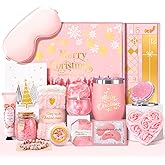 Advent Calendar 2025 Adult Women, 12 Days of Christmas Advent Calendar for Her, Women, Mom, Wife, Teens, Girlfriend, Sister - Unique Pink Spa Gifts Basket Set, Christmas Countdown Self Care Gifts Set