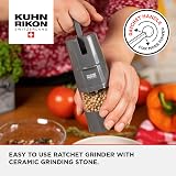 Kuhn Rikon Ratchet Grinder Salt Pepper Mills Ceramic Stone Adjustable view 2