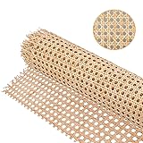 18" Width Cane Webbing 3.3Feet, Natural Rattan