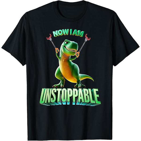 Amazon.com: T-Rex With Grabbers Dinosaur I Am Unstoppable Funny