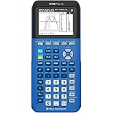 Texas Instruments TI-84 Plus CE Color Graphing Calculator, Bionic Blue Small