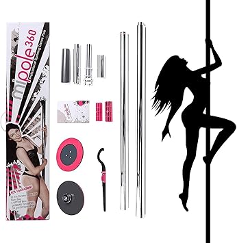 Barra estática cromada de 50 mm para pole-dancing, de Mipole