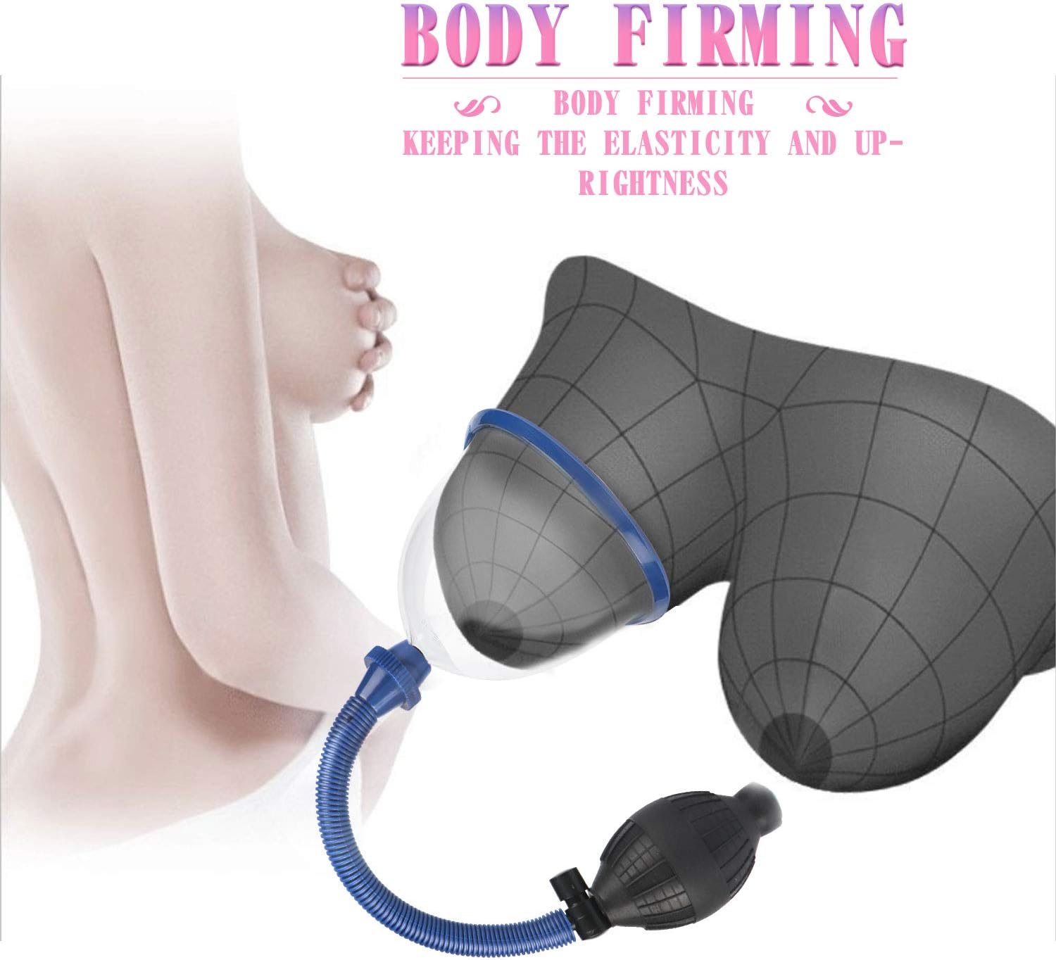 Handy Manual Suction Enhance Skin Firm Large Cup Love Toy Nî-pplés-ûçkérs for Suctiön Plêà-surê Wômén Mén Elêctrîç N-î-p-plê Ç-l-âmps Çl-ïps Su-çtiôn P-ümp Set Lové Toys