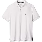 Nautica Men's Big and Tall Classic Fit Short Sleeve Solid Performance Deck Polo Shirt