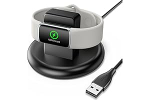 Charger Dock for Fitbit Charge 6/Charge 5/Luxe Charger, Magnetic Fast Charging Cable Replacement Charger Stand for Fitbit Cha