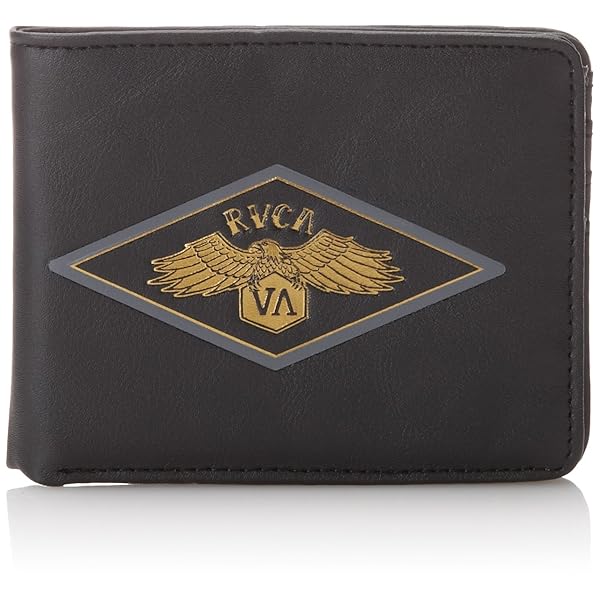 RVCA Men's Brigade Wallet, Black, One Size