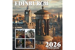 Edinburgh 2026 Calendar: A year of cobbled streets, castle views, and misty hills