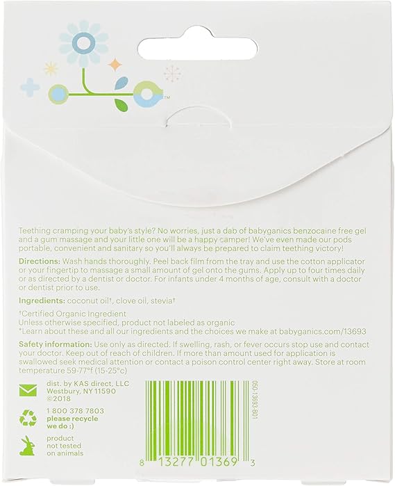 baby organics teething pods safe