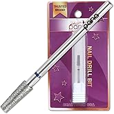 PANA 3/32" Diamond Carbide Cone Bit- Style 13, Medium Grit - Professional Cuticle Nail Drill Bits for Acrylic Gel Nails Dry M