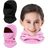 Aegend Balaclava Face Mask for Kids Age 5-12, Windproof Ski Face Neck Warmer for Cold Weather Winter Outdoor Sports
