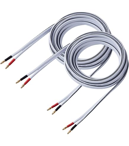 Arklove 2pack 15ft 12awg Premium Heavy Duty Braided Wire Dual