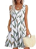 WEESO Summer Dresses for Women 2025 Loose U Neck