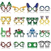 Harrycle 32 Pcs Football Party Decorations Touchdown Paper Glasses Frame It's Game TIME Photo Booth Props Eyeglasses for Sports Football Theme Birthday Baby Shower Favors Supplies