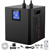 Fitnet 79 Gal Aquarium Chiller, 1/3 HP Fish Tank Water Chiller, Hydroponic Water Chiller with Touch Screen, Hydroponics System Axolotl Jellyfish Coral Reef 300L