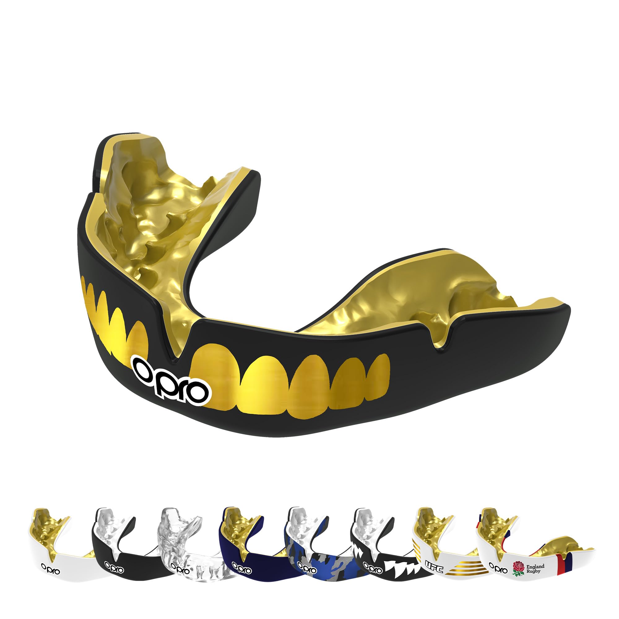 OPRO Instant Custom-Fit Mouthguard – Dentist Level Gum Shield Adult and Kids – OPRO Mouth Guard Boxing and MMA, Self-Fit Gum Shield Rugby and Hockey – Maximum Protection with Dental Warranty — image 1