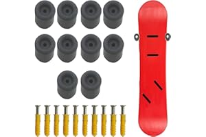 PMSANZAY Snowboard Wall Mount Display Hanger, Ski Storage Rack - Invisible Floating Design - Holds 5 Boards - Fits Any Ski or Snowboard - Protects From Scratches