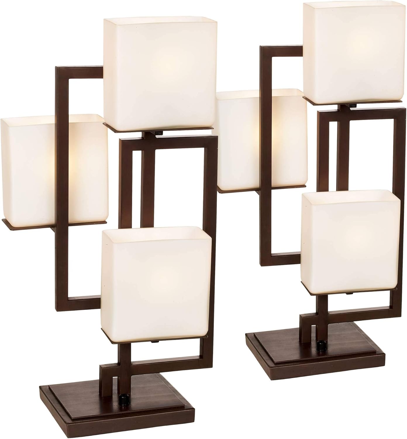 Best geometric table lamp set