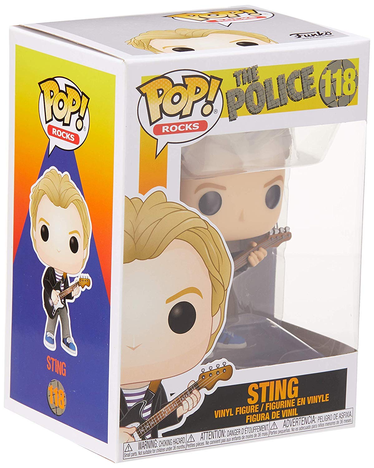 Funko 40087 POP. Vinyl: Rocks: the Police-Sting Collectible Figure, Multicolour,Standard