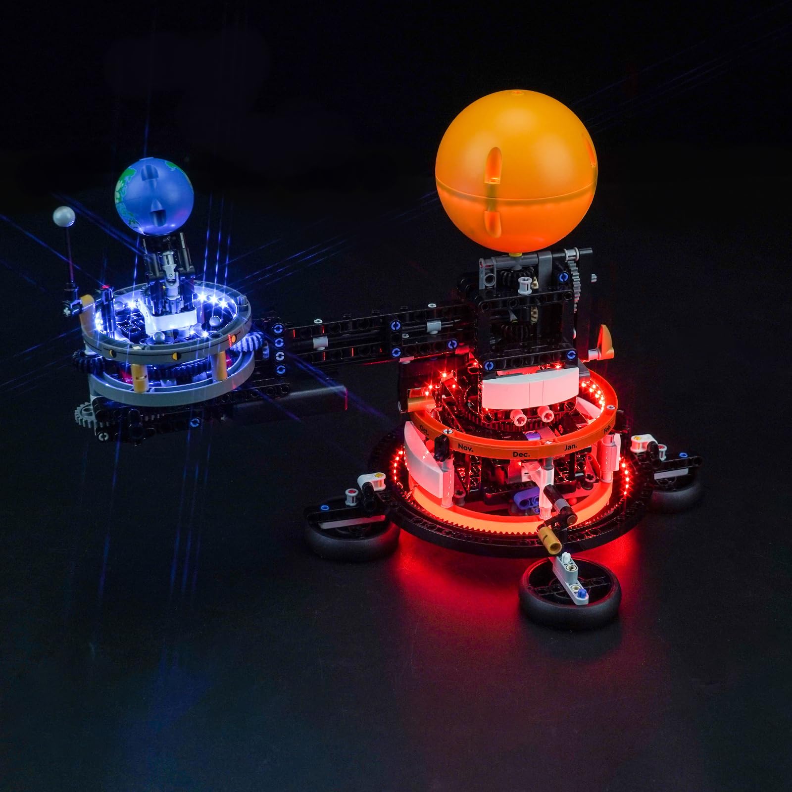 Light Kit for Lego Planet Earth and Moon in Orbit, Lighting Set for Lego 42179 Planet Earth and Moon in Orbit Set - Not Include Models, Just Light Kit — image 1