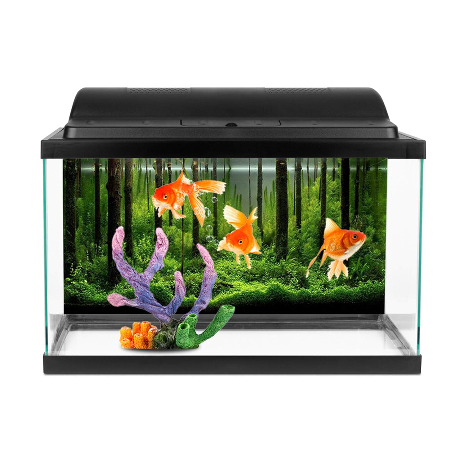 Fish Tank Poster, Colorful 1 Pcs Fish Tank Decor Background Poster