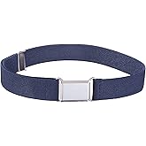 HOLD’EM children’s Elastic silver Buckle Belts for Boys girls Toddler Size 2t 3t 4t 5t