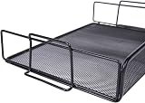 EXERZ Letter Trays 2pc Stackable Desk Organizer Mesh Metal Black view 3