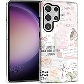 Christian Classic Religious Sayings Phone Case for Samsung Galaxy S25 Ultra Aesthetic Christ003 Cover for Woman Girl