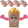CORODER Moana Popcorn Box DIY Snack Popcorn Box Luau Party Supply Hawaiian Birthday Party Decoration Party Supply Hawaiian Party Decoration Party Favors(12PCS)