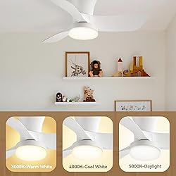 SUNMORY Ceiling Fans with Lights and Remote, 30