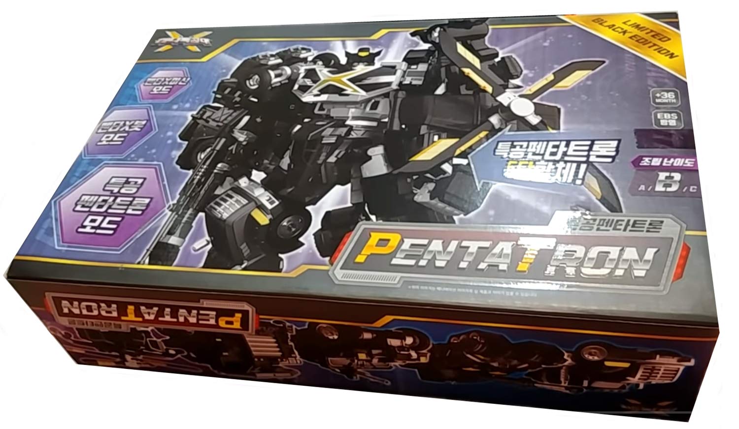 Mua [Miniforce X] ミニ特攻隊X 特攻ペンタトロン (PENTATRON) 5段合体変身ロボット, 限定ブラック版 [並行輸入 ...