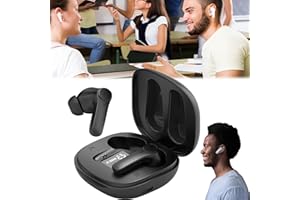 POTAY Lenskey All-in-One Translation Earbuds - Lenskey Translation Earbuds, 144 Languages & Accents Two-Way Luniva Translator Pods Real Time,Enhance Your Global Communication Experience (Black)