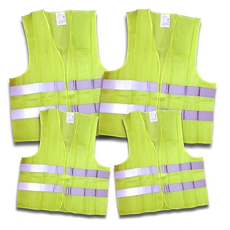 Familien-Set Warnweste 4-teilig | 2x für Erwachsene + 2x für Kinder