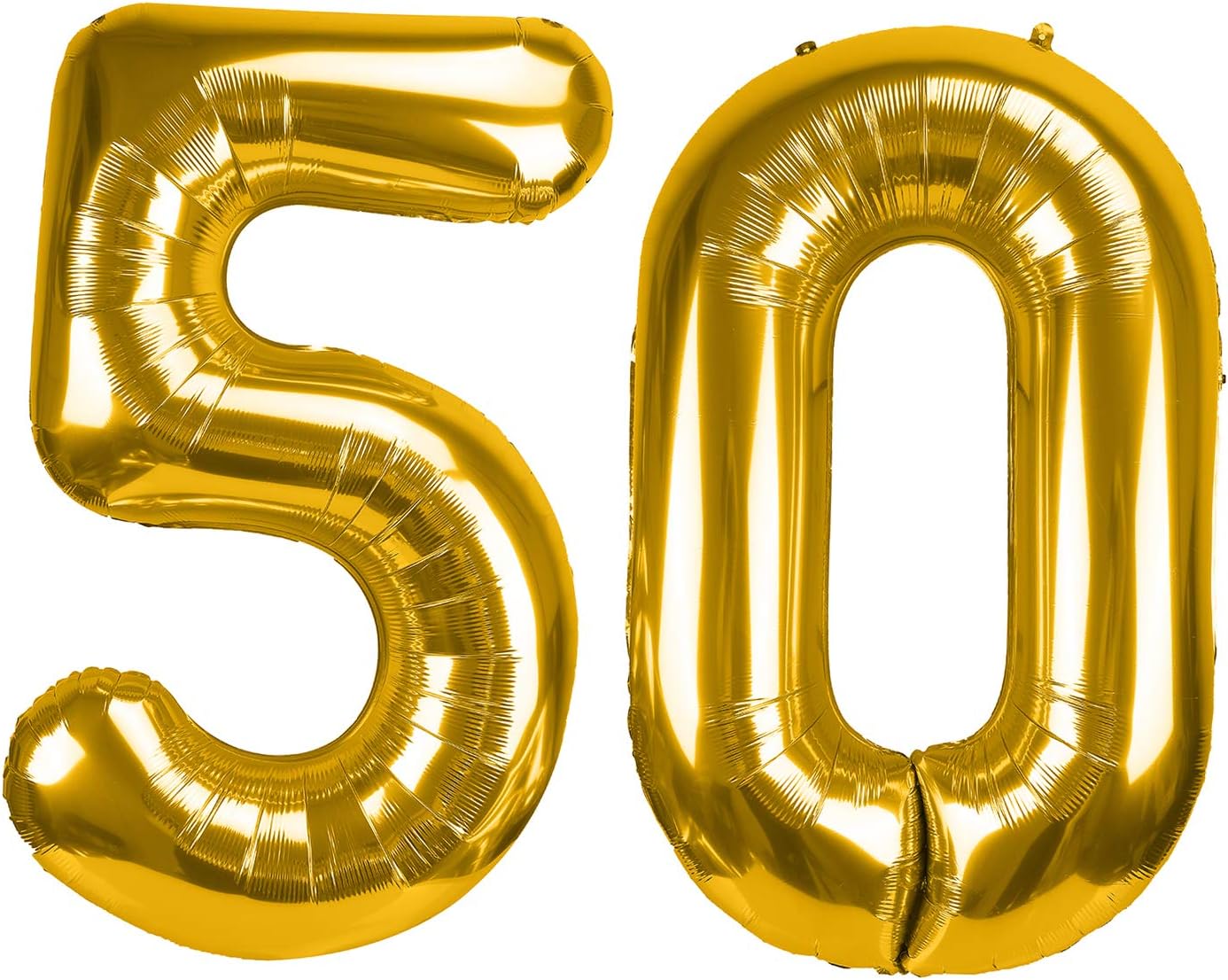 40 Inch Gold 5 0 Number Balloons Giant 