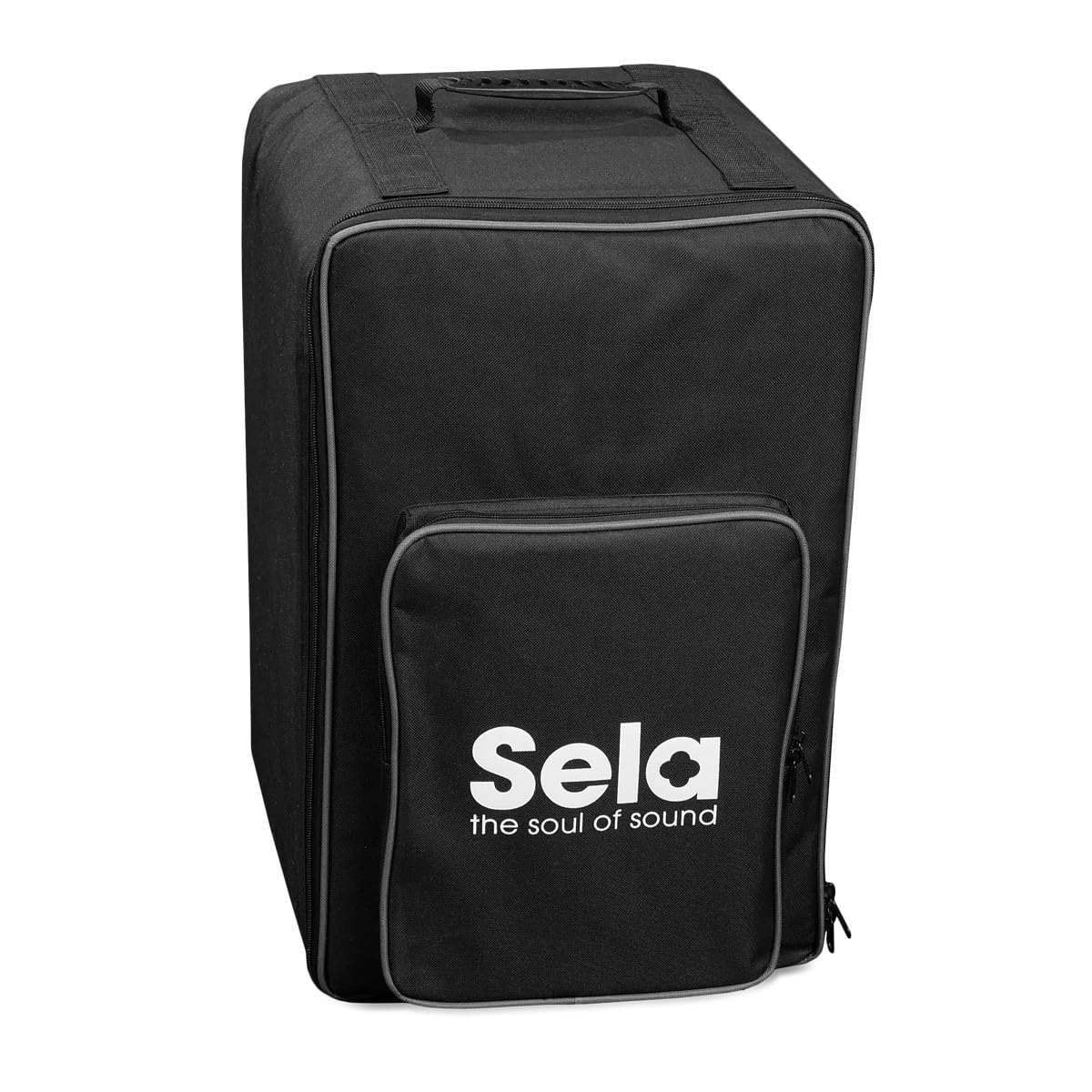 Sela SE 090 Standard Cajon Rucksack/Backpack/Bag with Padded Shoulder Straps, Black