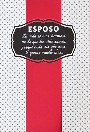 Amazon Com Esposo En Mi Vida Soy Muy Feliz Porque Te Amo Profundamente Romantic Happy Valentine S Day Greeting Card To Husband In Spanish Espanol Office Products