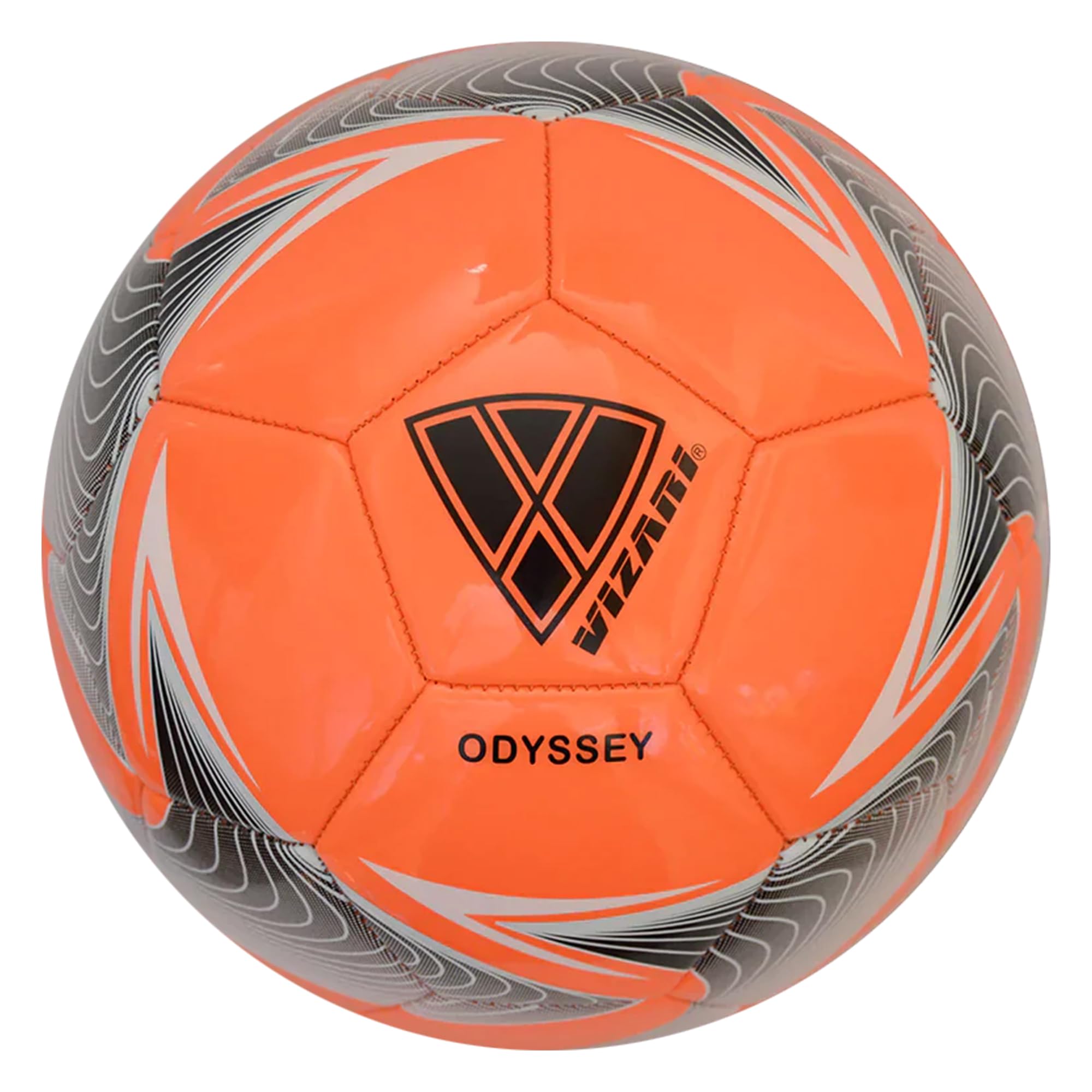 VIZARI Odyssey Size 4 Football - Adults & Kids, Best Air Retention, Perfect For Training & Matches - Orange