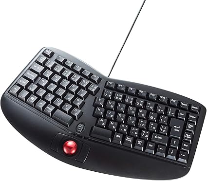 Amazon サンワサプライ エルゴノミクスキーボード トラックボール付き 有線 Usb接続 メンブレン 日本語109a配列 Skb Erg5bk サンワサプライ 家電 カメラ Amazon サンワサプライ エルゴノミクスキーボード トラックボール付き 有線 Usb接続 メンブレン 日本語109a配列 Skb Erg5bk サンワサプライ 家電 カメラ