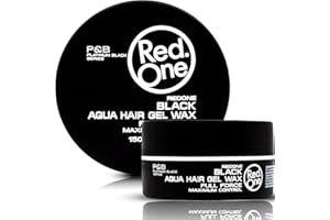 Redone Hair Styling Wax Black 150ml | Extra Hold & Shiny Finish | Gel Wax for Men & Women | Lime Scent | Non-Sticky Long Lasting Styling Wax | Maximum Control | Professional Barber Formula