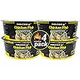 PhoLicious Instant Chicken Pho, Authentic Vietnamese Rice Noodle Soup Kit with Spices & Broth Mix, Ramen Noodles Alternative, Quick Microwave Meal - Pho Noodles Bowl - Chicken Flavor (4 Pack)