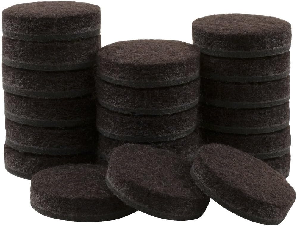Hardware Heavy Duty Self-Adhesive Felt Pad Bumpers, 48 Piece