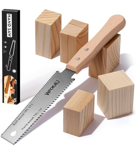 Japanese Hand Saw, 6-Inch Double-Edge Pull Saw, SK5 Flexible