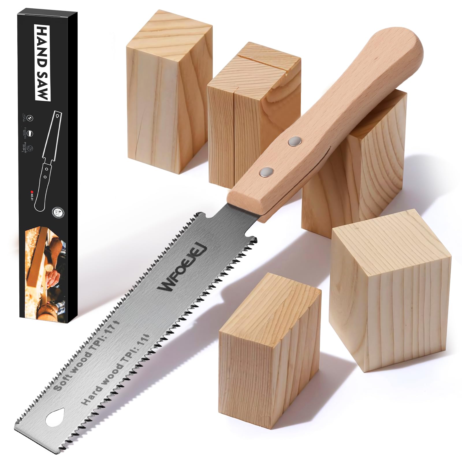 Photo 1 of 6 Inch Japanese Pull Saw?Hand Saw Woodworking Tools?Wood Handle, Sharp & Lightweight for Woodworking