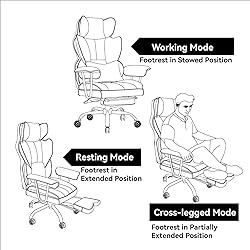 Efomao Big and Tall Executive Office Chair for