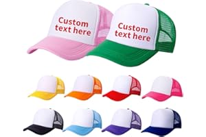 TZYZZQH 10 Pack of Blank Trucker Hat Bulk Men and Women Hats Bulk DIY Graffiti Mesh Hat Hot Stamping Hats